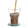 Heat Resistant Double Wall Glass Milk Cup
